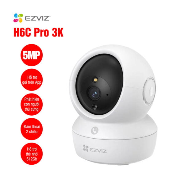 Camera Bắc Ninh Ezviz H6C PRO 5M 5 camera bắc ninh EZVIZ H6C Pro 3K 5MP